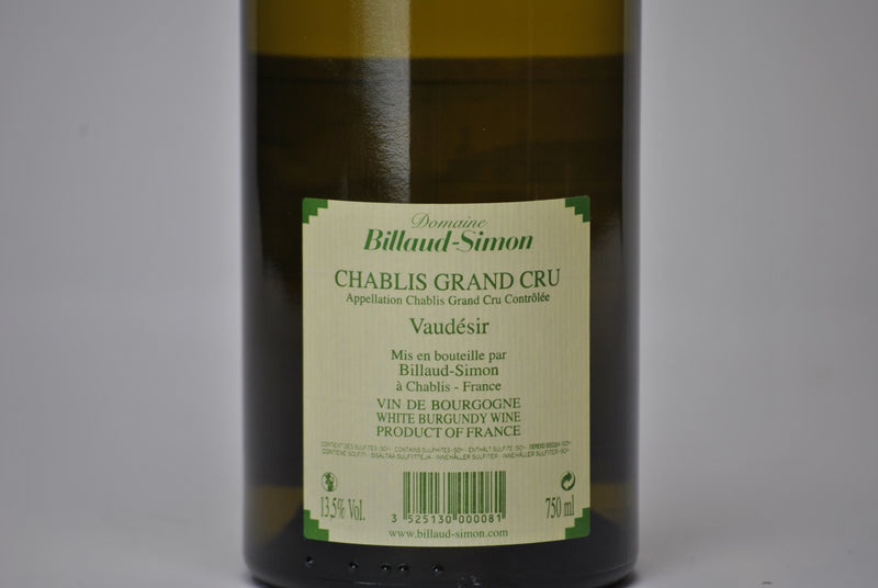 Chablis Grand Cru "Vaudésir" 2003 - Billaud-Simon