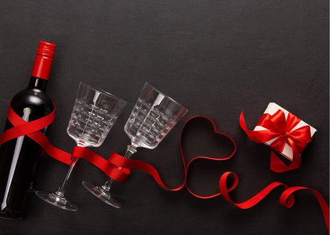 a san valentino compra del buon vino