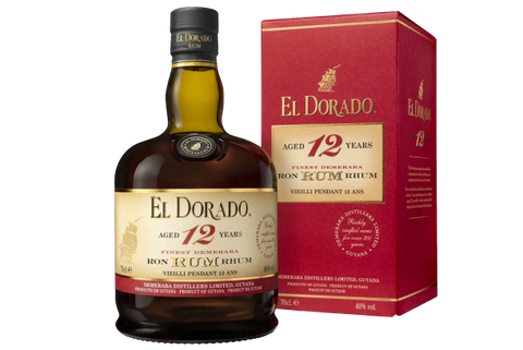 RUM AGED 12 YEARS FINEST DEMERARA "EL DORADO" 0,70 L - DEMERARA DISTILLERS