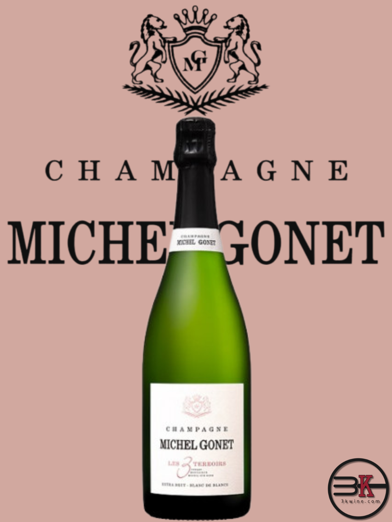 CHAMPAGNE EXTRA BRUT BLANC DE BLANCS "LES 3 TERROIRS" 2020 - MICHEL GONET