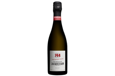 CHAMPAGNE EXTRA BRUT "CUVÉE N°744 DÉGORGEMENT TARDIF (FEBBRAIO 2025)" - JACQUESSON - SPEDIZIONI DAL 24 APRILE