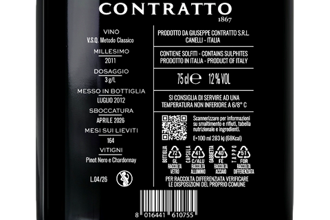 METODO CLASSICO EXTRA BRUT LIMITED EDITION "164 MESI EXPEDITION 08" 2011 (SBOCCATURA APRILE 2026) CONTRATTO - PROMO ACQUISTO MULTIPLO SCONTATO ATTIVA