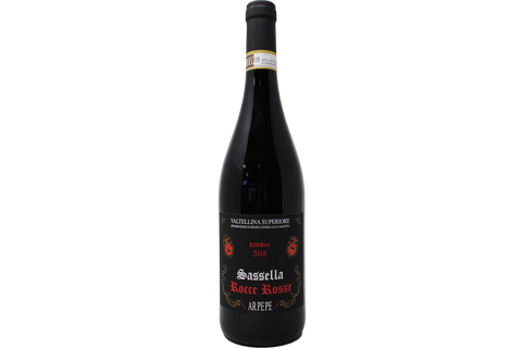 VALTELLINA SUPERIORE RISERVA DOCG SASSELLA NEBBIOLO "ROCCE ROSSE" 2016 - ARPEPE
