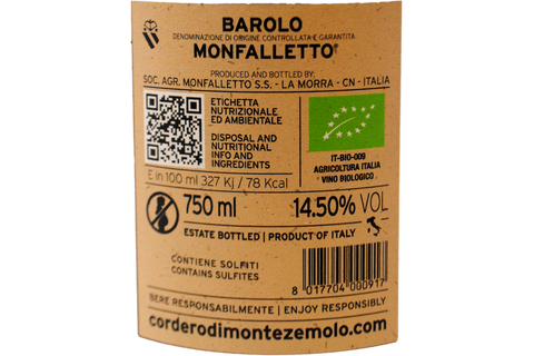 BAROLO DOCG 1990 - CORDERO DE MONTEZEMOLO