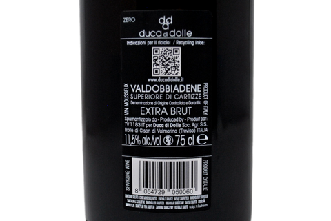 CONEGLIANO VALDOBBIADENE SUPERIORE DI CARTIZZE DOCG EXTRA BRUT "100% ZERO" - DUCA DI DOLLE