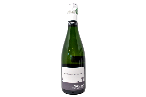 CHAMPAGNE BLANC DE NOIRS DOSAGE ZÉRO "LES VIGNES DE MON VILLAGE" - MOUSSÉ
