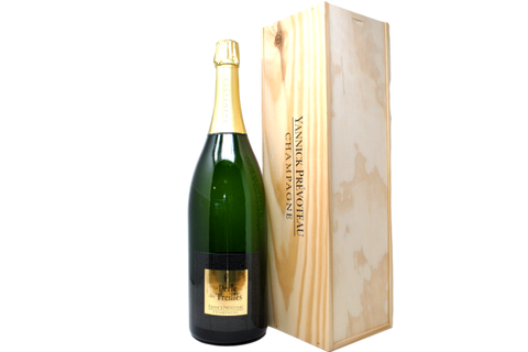 CHAMPAGNE BRUT "PERLE DE TREILLES" JEROBOAM CASSA LEGNO - YANNICK PREVOTEAU