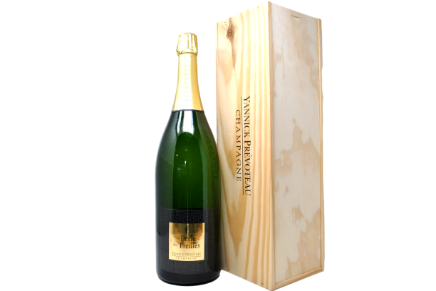 CHAMPAGNE BRUT "PERLE DE TREILLES" JEROBOAM CASSA LEGNO - YANNICK PREVOTEAU