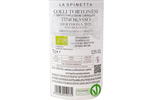 COLLI TORTONESI DOC TIMORASSO BIO DERTHONA 2025 - LA SPINETTA