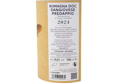 ROMAGNA DOC SANGIOVESE BIO PREDAPPIO "IL SANGIOVESE" 2024 - NOELIA RICCI