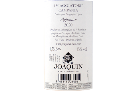 CAMPANIA AGLIANICO IGT "I VIAGGIATORI" 2020 - JOAQUIN