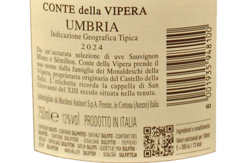 OMBRIE IGT "CONTE DELLA VIPERA" 2019 - CASTELLO DELLA SALA