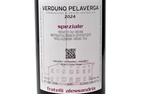 VERDUNO PELAVERGA  DOC "SPEZIALE" 2024 - FRATELLI ALESSANDRIA