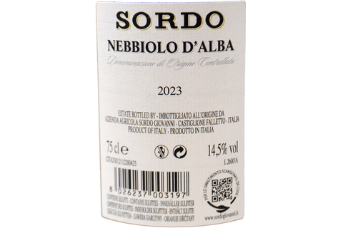 BARBERA D'ALBA SUPERIEUR DOC "MASSUCCHI" 2017 - SOURD
