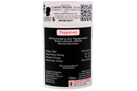 AUSTRALIA RIESLING ORANGE "OST" 2022 - POPPELVEJ