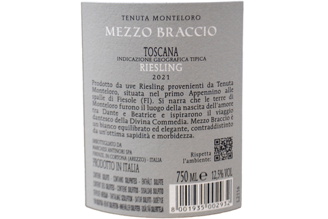 RIESLING IGT "MEZZO BRACCIO" 2013 - DOMAINE DE MONTELORO, ANTINORI