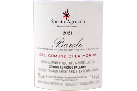 BAROLO DOCG DEL COMUNE DI LA MORRA 2021 - SPIRITO AGRICOLO BALLARIN