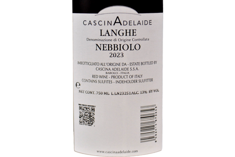 LANGHE NEBBIOLO DOC 2023 - CASCINA ADELAIDE