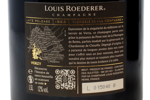 CHAMPAGNE BRUT LATE RELEASE "LA MONTAGNE" VINTAGE 1995 MAGNUM - LOUIS ROEDERER