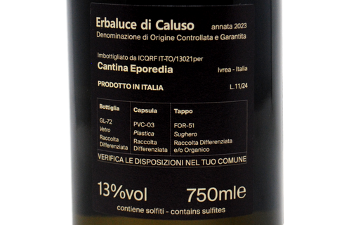 ERBALUCE DI CALUSO DOCG 2023 - CANTINA EPOREDIA
