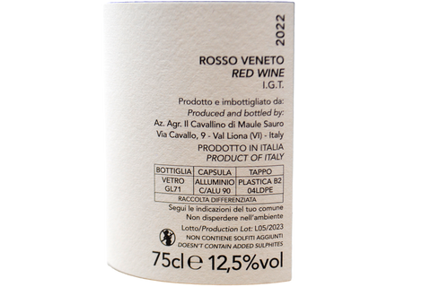 ROSSO VENETO IGT "CA' LOMBARDA" 2022 - SAURO MAULE