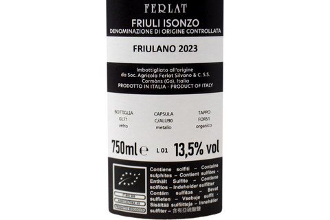 FRIULANO FRIULI ISONZO DOC BIO 2023 - FERLAT