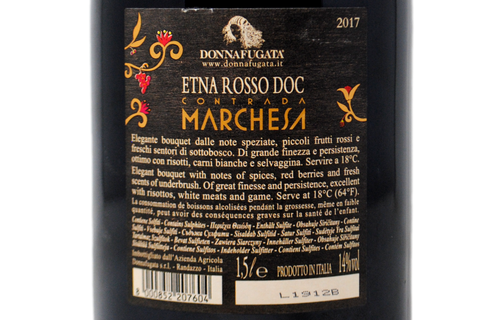 ETNA ROSSO DOC "CONTRADA MARCHESA" 2017 MAGNUM - DONNAFUGATA