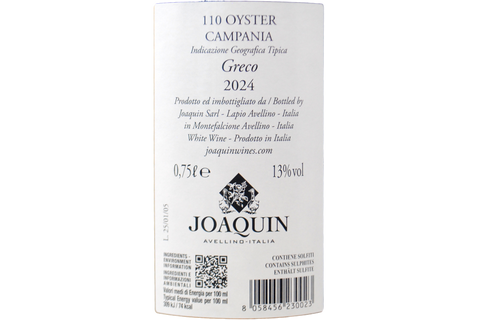 CAMPANIA GRECO IGT "110 OYSTER" 2024 - JOAQUIN