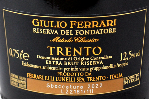 Trento Doc Réserve du Fondateur "Giulio Ferrari" 2008 - Ferrari