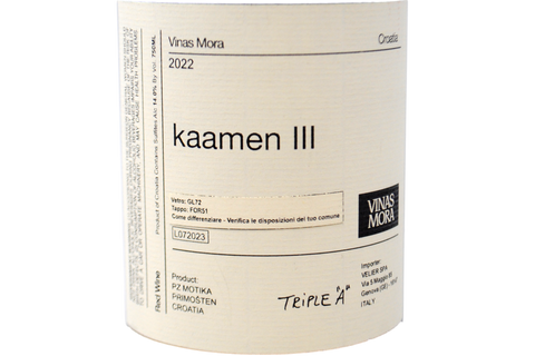CROATIA RED WINE "KAAMEN III" 2022 - VINAS MORA