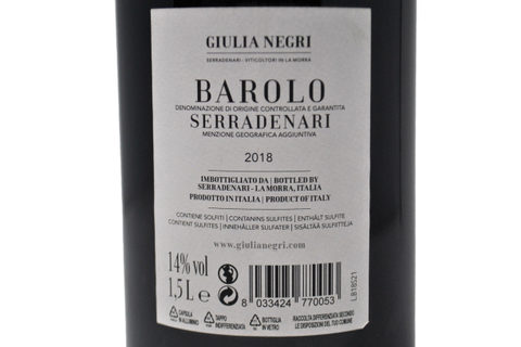 BAROLO DOCG "SERRADENARI" 2018 MAGNUM - GIULIA NEGRI