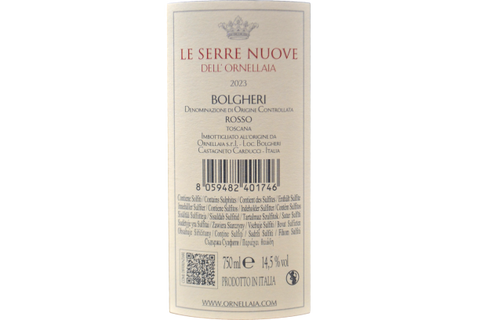 BOLGHERI ROSSO DOC "LE SERRE NUOVE DELL'ORNELLAIA" 2023 - ORNELLAIA