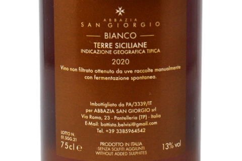 TERRE SICILIENNE BLANCHE IGT "SOLEIL ET VENT" 2021 - MARCO DE BARTOLI