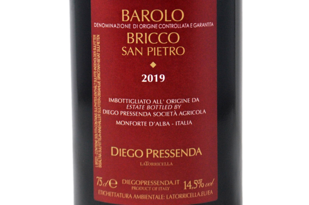 BAROLO DOCG "BRICCO SAN PIETRO" 2019 - DIEGO PRESSENDA