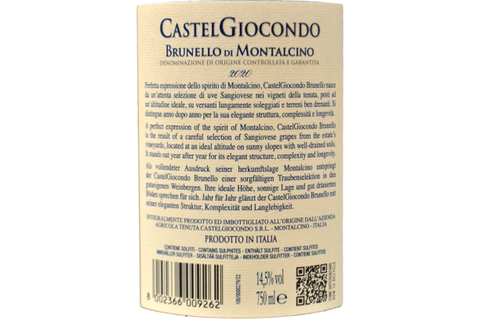 BRUNELLO DI MONTALCINO DOCG "CASTELGIOCONDO" 2020 - FRESCOBALDI