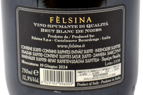 SPUMANTE METODO CLASSICO BRUT BLANC DE NOIRS - FELSINA