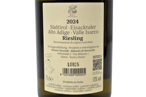 ALTO ADIGE - VALLE ISARCO DOC RIESLING 2024 - ABBAZIA DI NOVACELLA