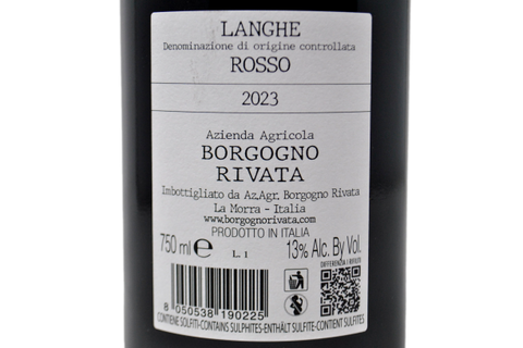 LANGHE ROSSO DOC 2023 - BORGOGNO RIVATA