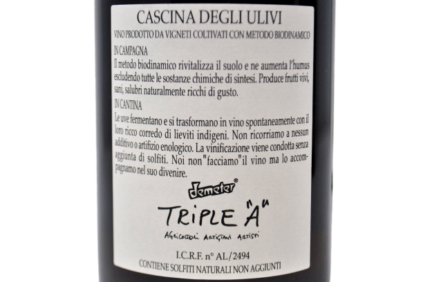 VINO BIANCO "MONTEMARINO" (100% GAVI) 2010 - CASCINA DEGLI ULIVI