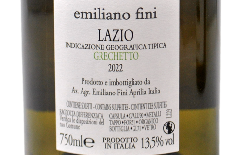 LAZIO IGT GRECHETTO "CLETO" 2022 - EMILIANO FINI