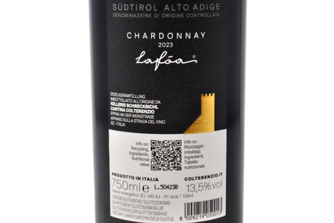 SUDTIROL ALTO ADIGE DOC RESERVE BLANCHE "LR" 2012 - COLTERENZIO