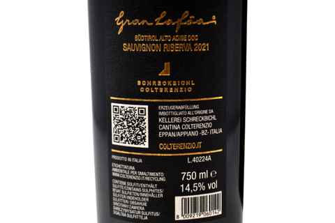 ALTO ADIGE DOC SAUVIGNON BLANC RISERVA "GRAN LAFOA" 2021 (ASTUCCIATO) - COLTERENZIO