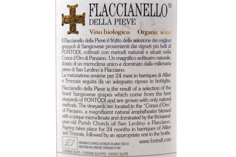 COLLI TOSCANA CENTRALE ROSSO IGT “FLACCIANELLO DELLA PIEVE” 2020 MAGNUM - FONTODI