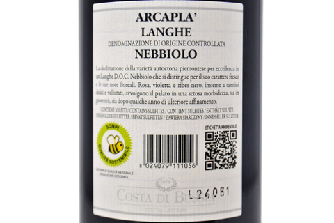 LANGHE NEBBIOLO DOC "ARCAPLA" 2021 - COSTA DI BUSSIA - TENUTA ARNULFO