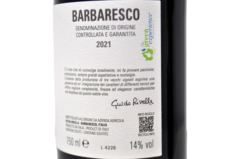 BARBARESCO DOCG "GUIDORIVELLA" 2021 - SILVIA RIVELLA