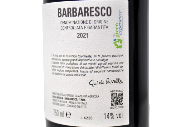 BARBARESCO DOCG "GUIDORIVELLA" 2021 - SILVIA RIVELLA