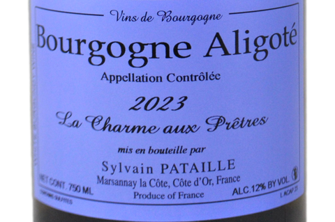 BOURGOGNE ALIGOTÉ "LA CHARME AUX PRÊTRES" 2023 - SYLVAIN PATAILLE