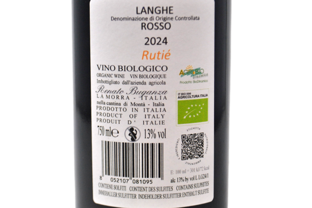 LANGHE ROSSO DOC BIO "RUTIÉ" 2024 - RADICI E FILARI