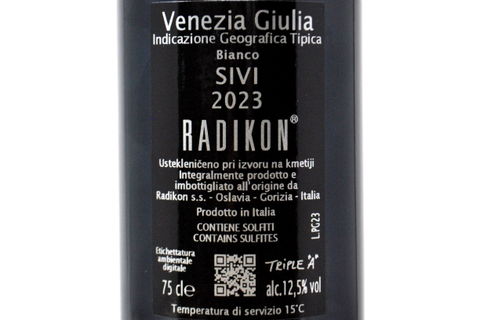 VENEZIA GIULIA IGT PINOT GRIGIO “SIVI” 2023 - RADIKON