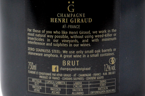 CHAMPAGNE BRUT BLANC DE BLANCS « BLANC DE CRAIE » - HENRI GIRAUD